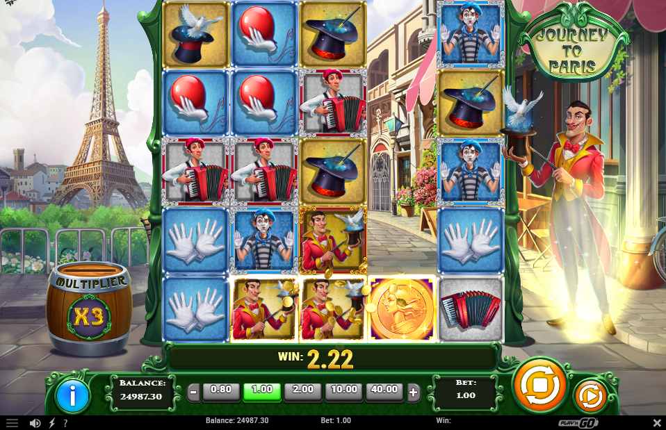 Journey to Paris Big Win