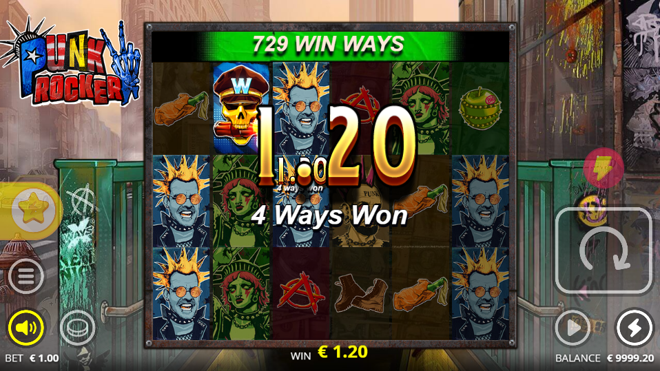 Punk Rocker 2 Big Win