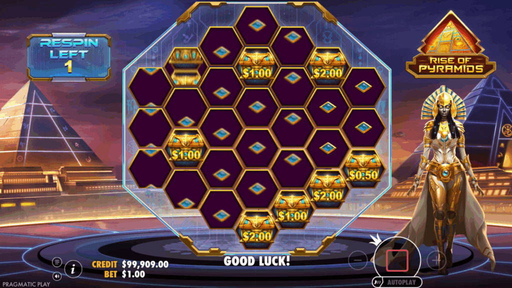 Bonus Features & Free Spins on rise of pyraminds