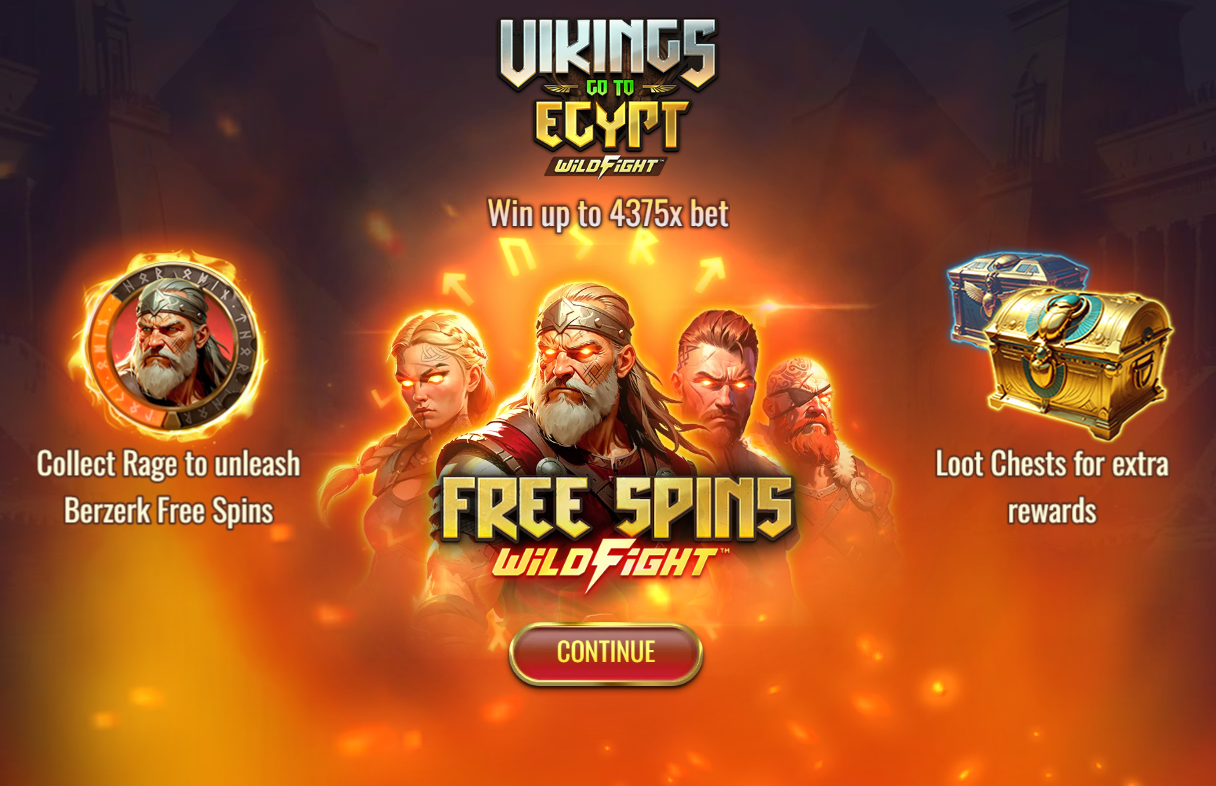 Vikings Go To Egypt Welcome Page