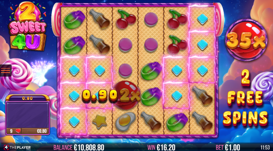 2 Sweet 4 U - Free Spins