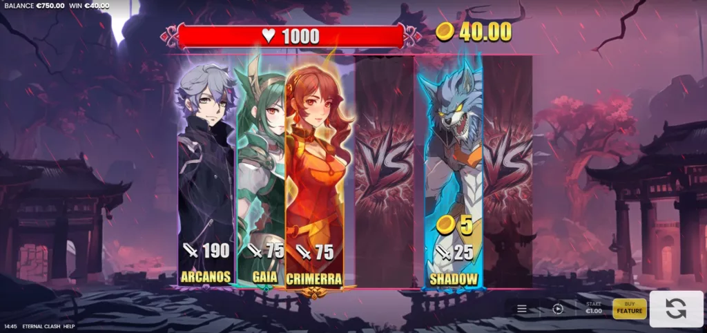Eternal Clash - Free Spins