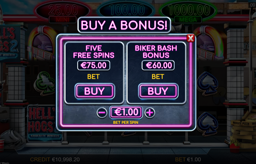 Hell's Hogs 2 Squealin' Wheels - Bonus Buy Options