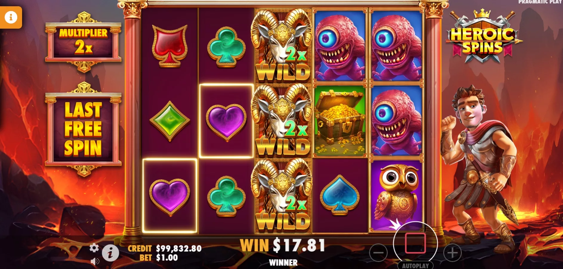 Heroic Spins - Free Spins