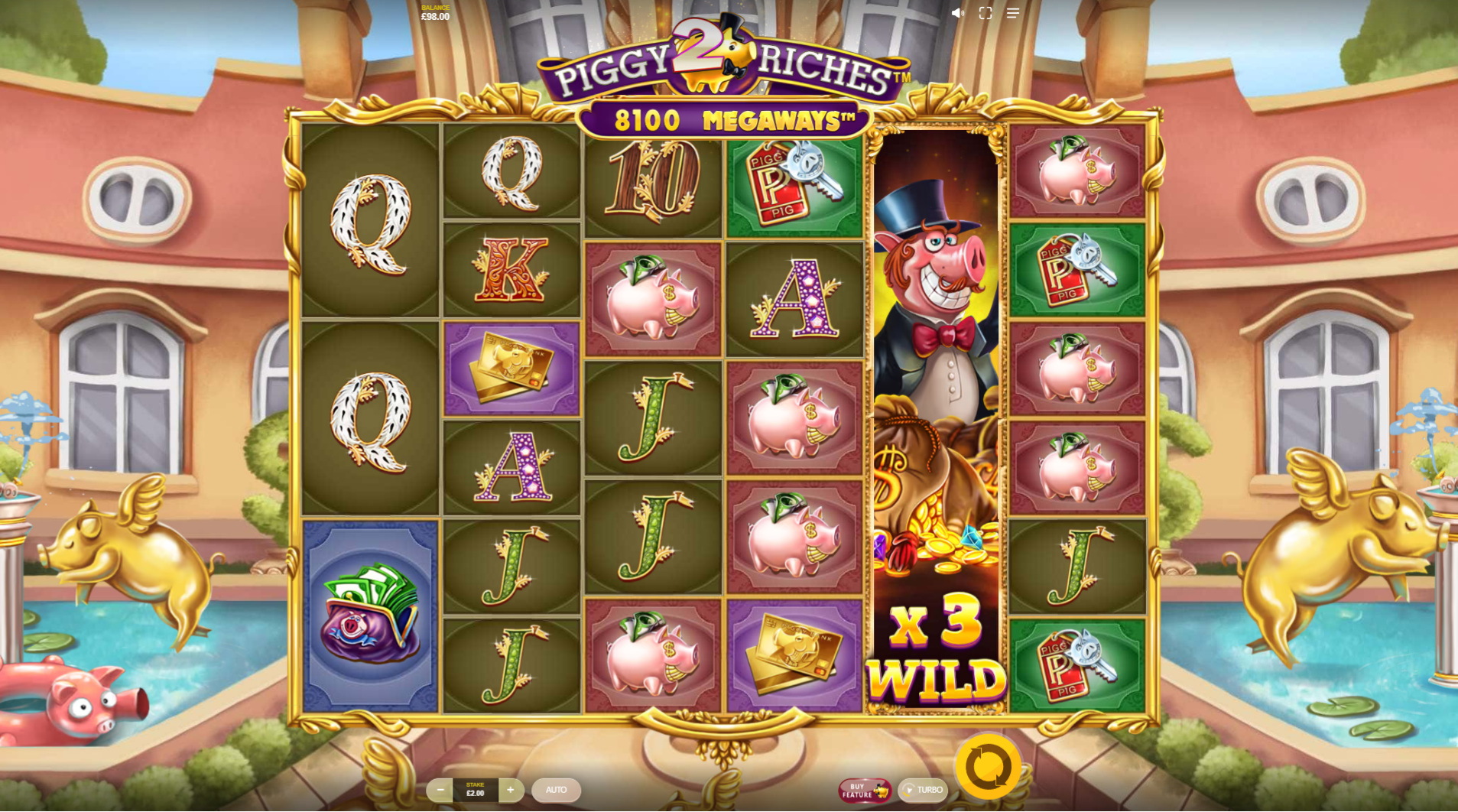 Piggy Riches 2 Megaways Base Game