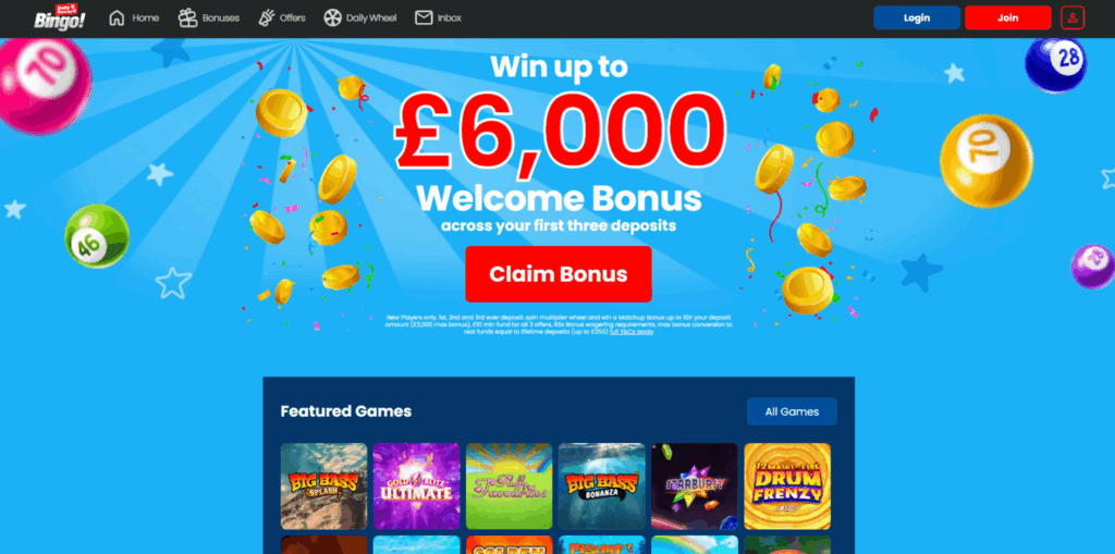 Daily Record Bingo Homepage