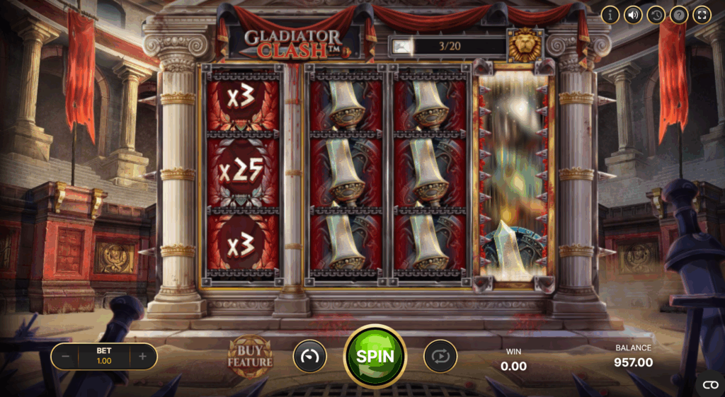 Gladiator Clash Reel Respin