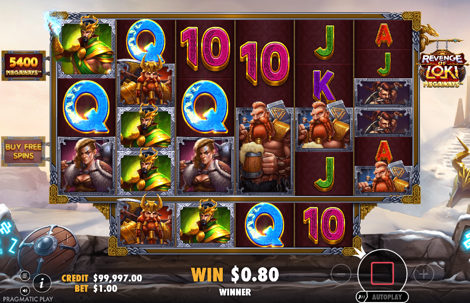 Revenge of Loki Megaways Symbols