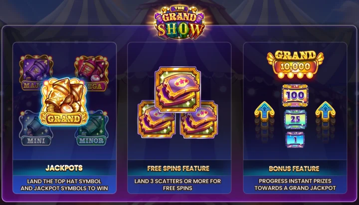 The Grand Show Bonus Game