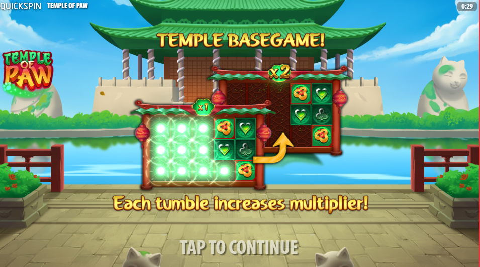 Temple of Paw Welcome Page