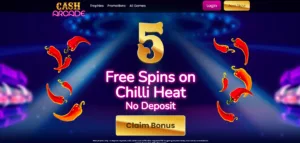 Cash Arcade Casino - Homepage