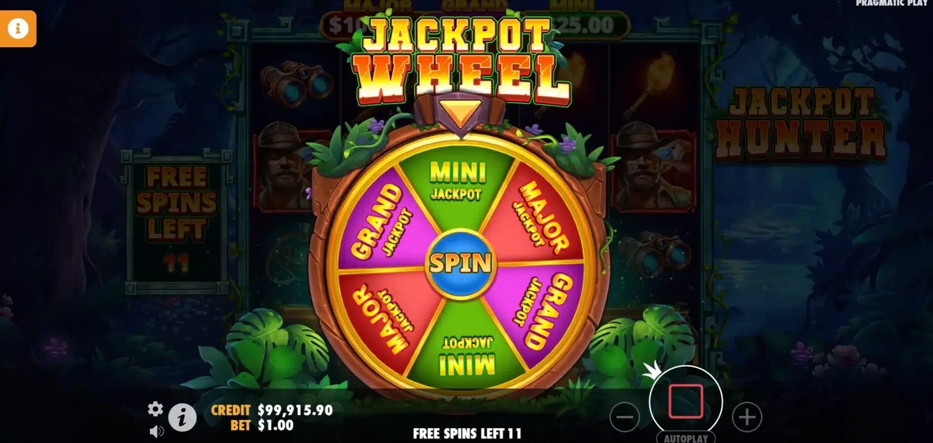 Jackpot Hunter - Jackpot Wheel