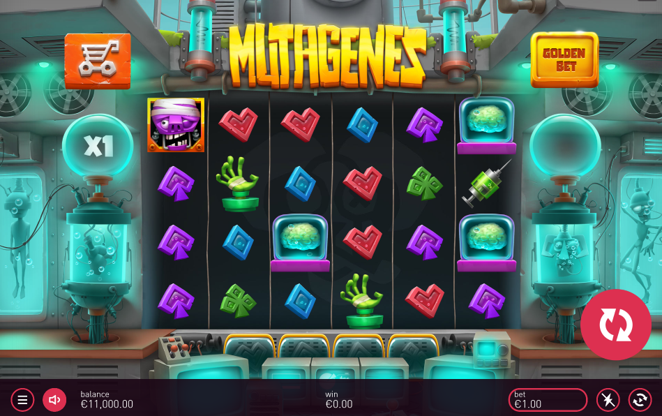 Mutagenes Slot Base Game