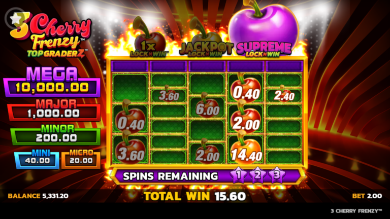 3 Cherry Frenzy Free Spins