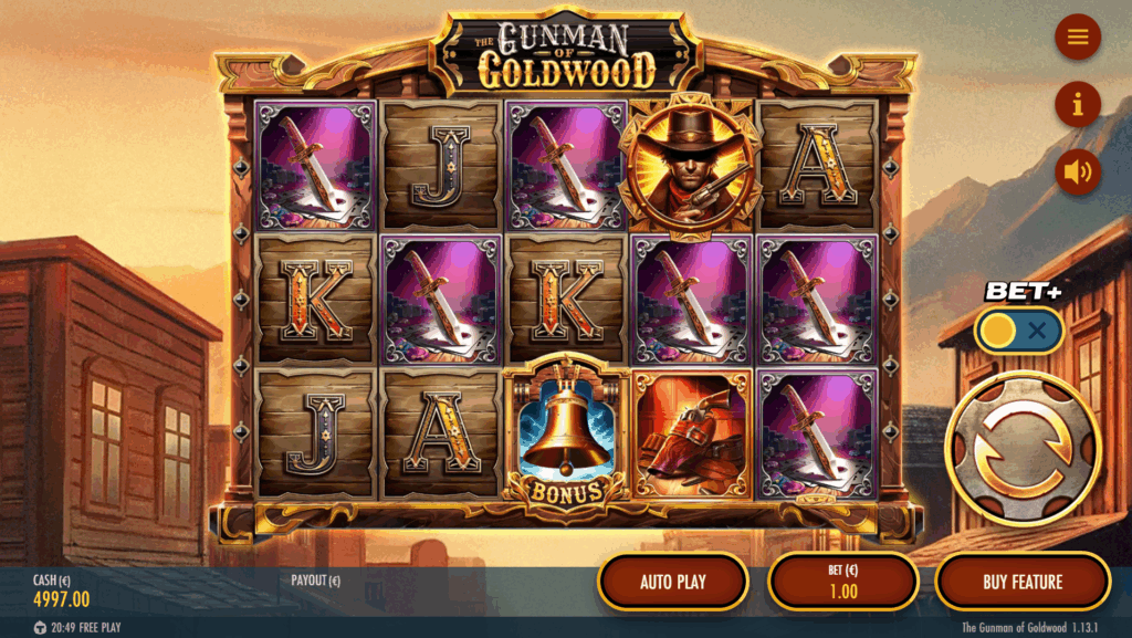 Base Game & Features on The Gunman of Goldwood