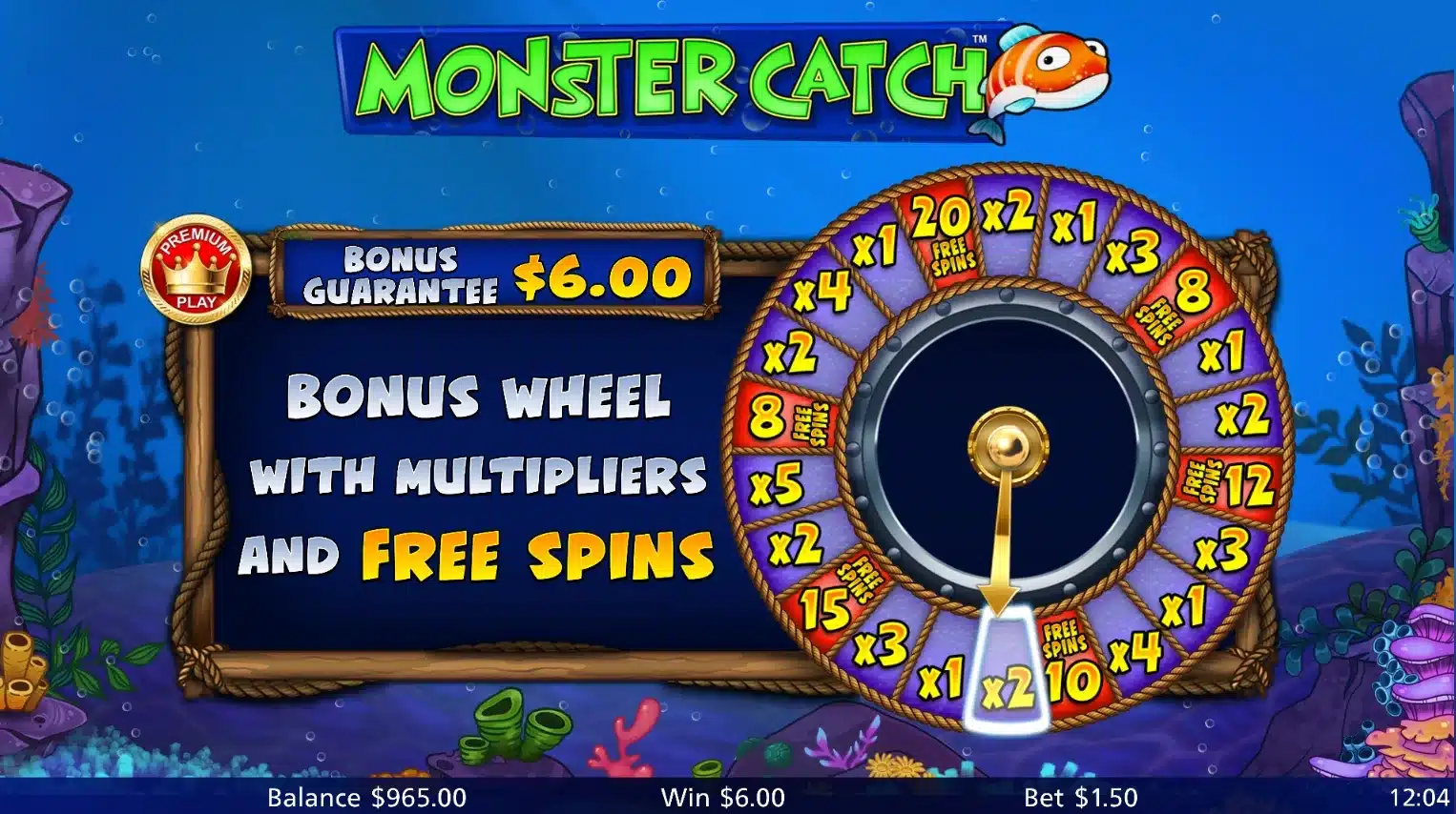 Monster Catch - Bonus Wheel