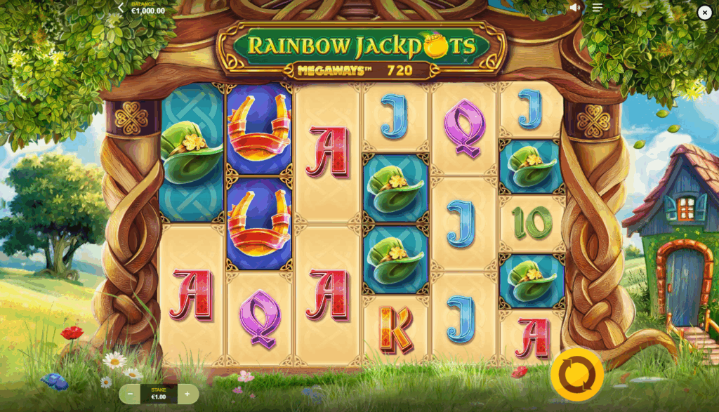 Rainbow Jackpots Megaways Base Game