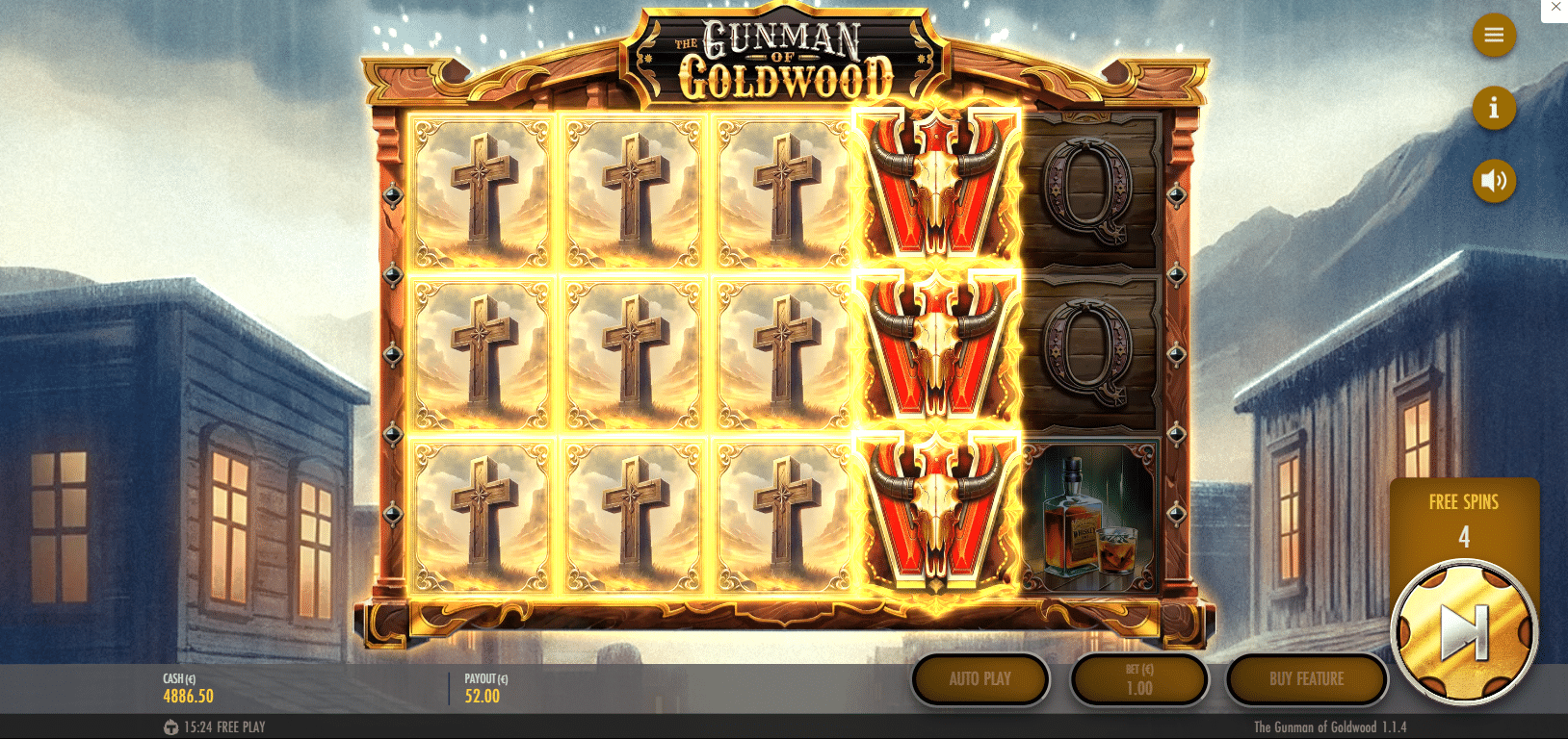 The Gunman of Goldwood - Free Spins