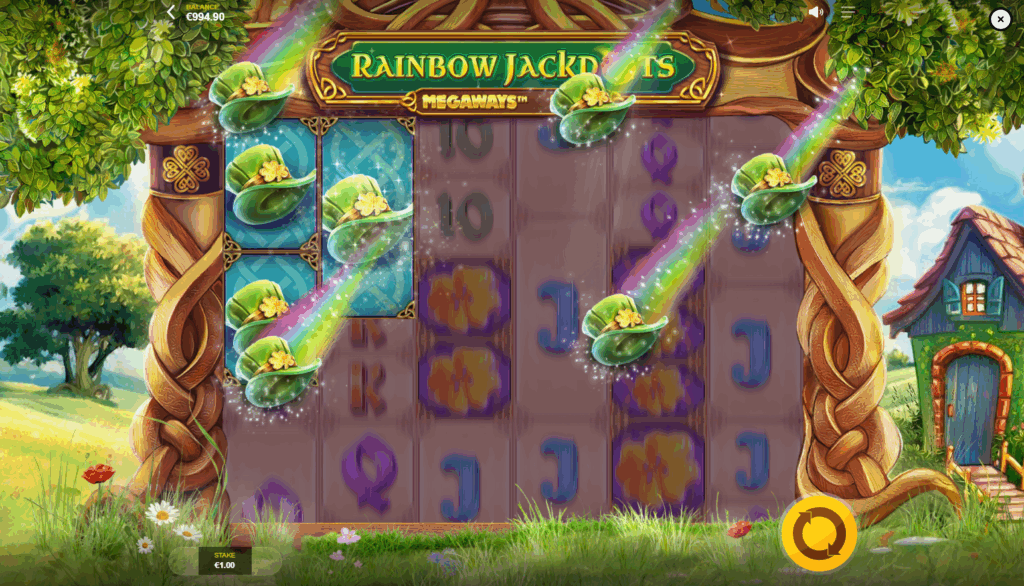 The Lucky Leprechaun Feature Reveals Paytable Symbols or Wilds
