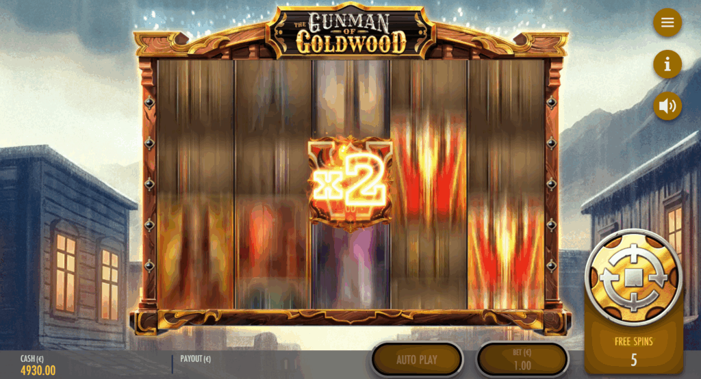 Wild Multiplier Mechanics on The Gunman of Goldwood