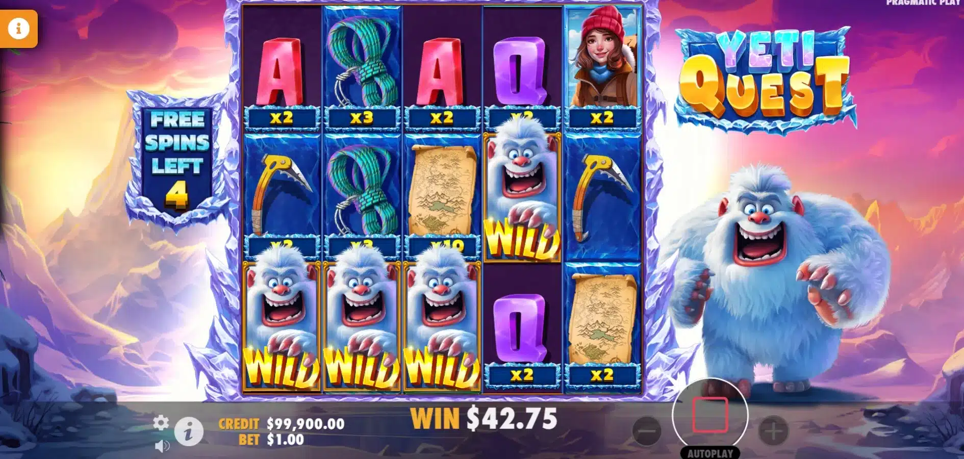 Yeti Quest - Free Spins