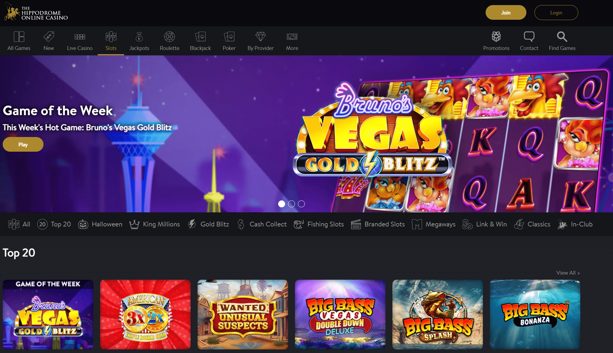 hippodrome casino slots