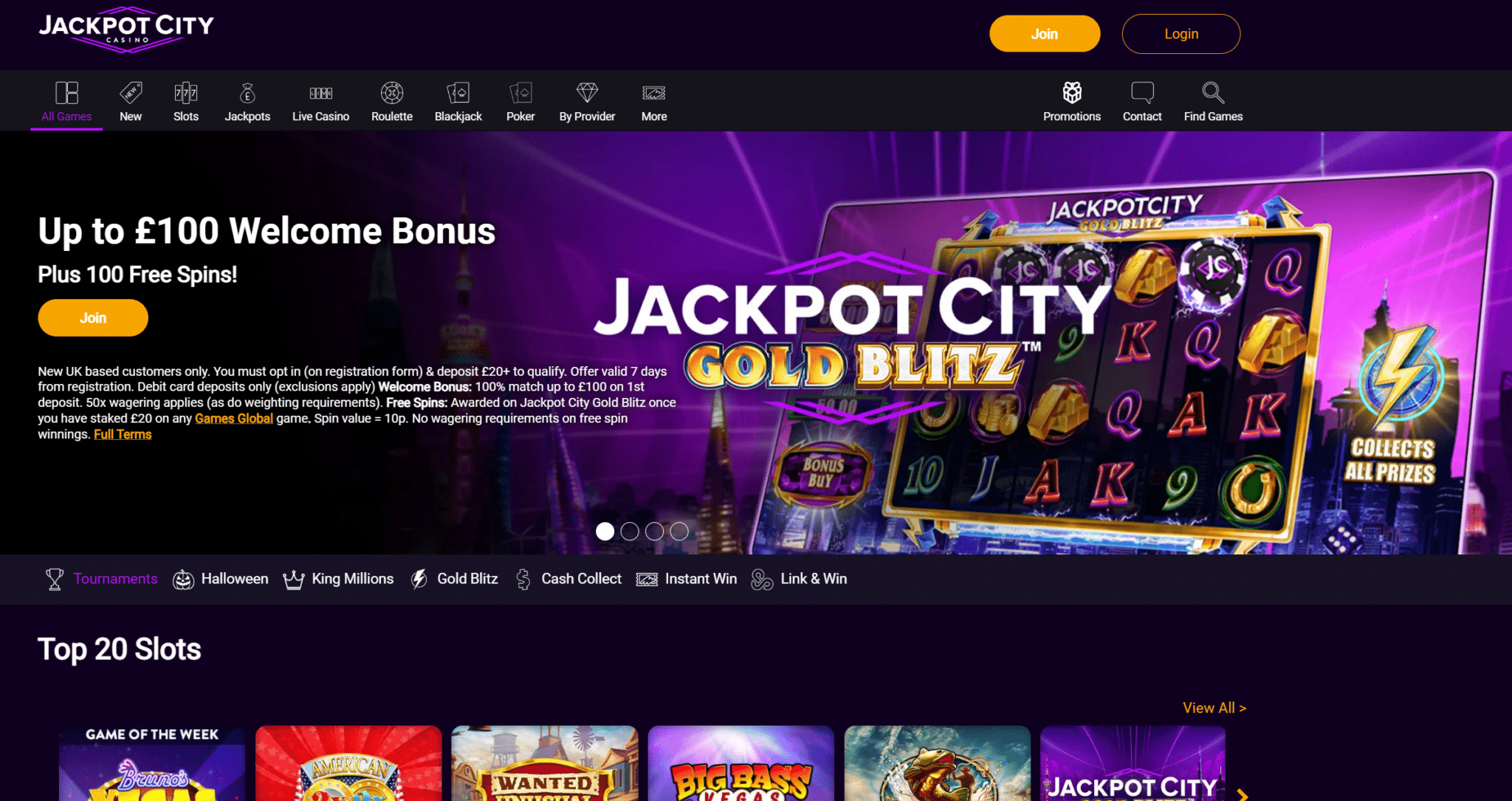 jackpotcity homepage