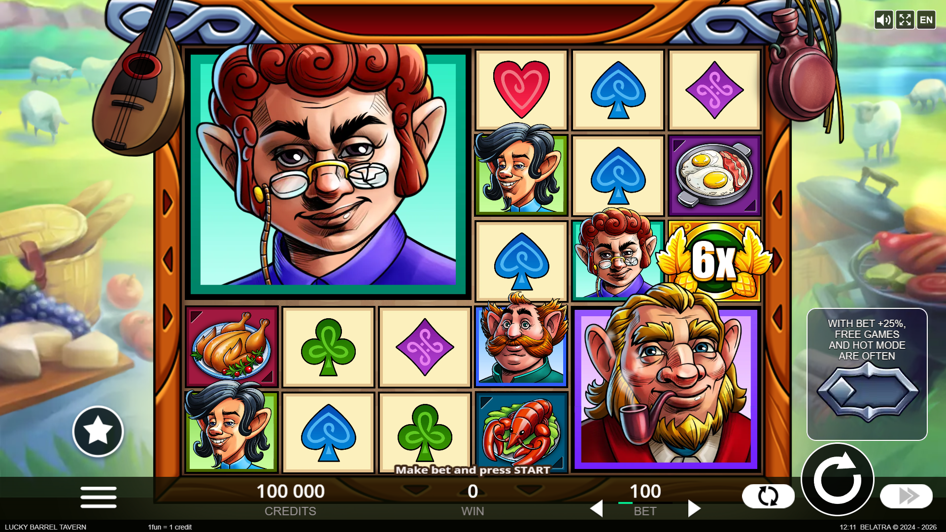 Lucky Barrel Tavern Base Game