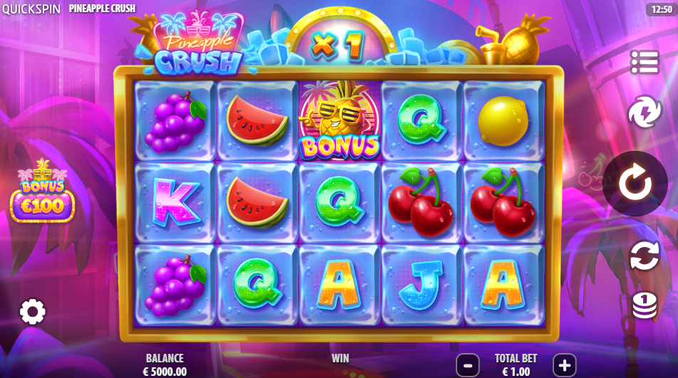 Pineapple Crush Base Game