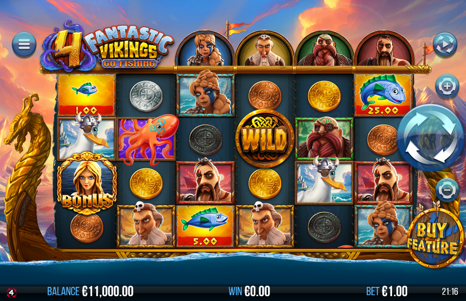 4 Fantastic Vikings Go Fishing Base Game