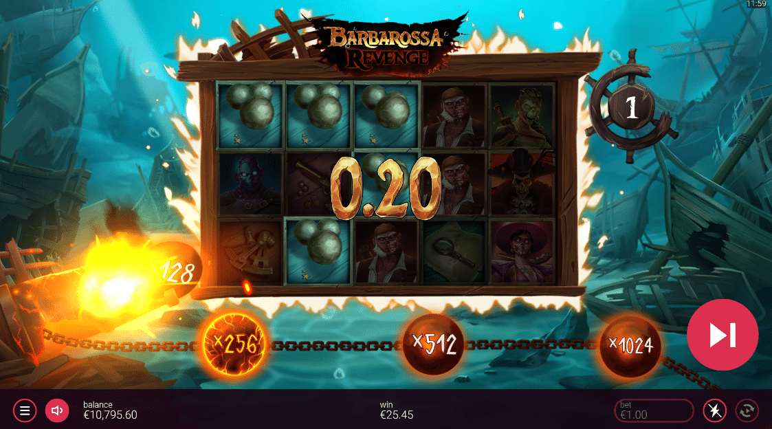 Barbarossa Revenge - Free Spins