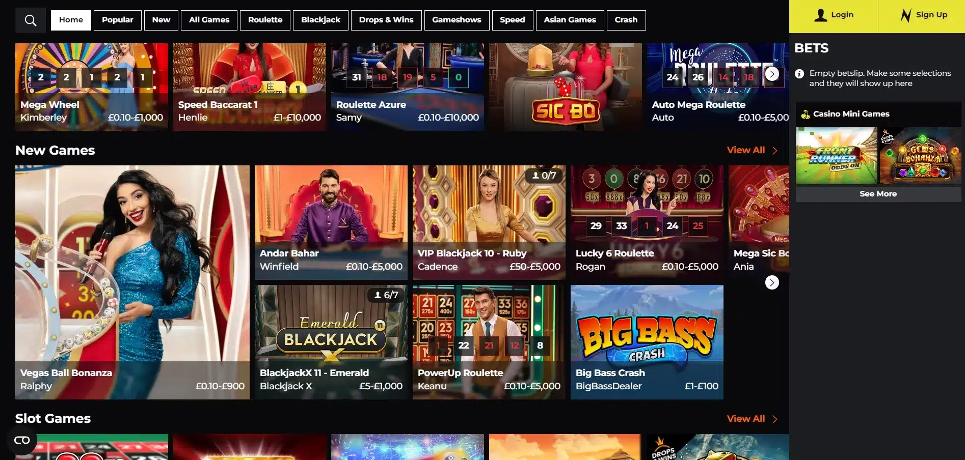 NRG.BET - Live Casino