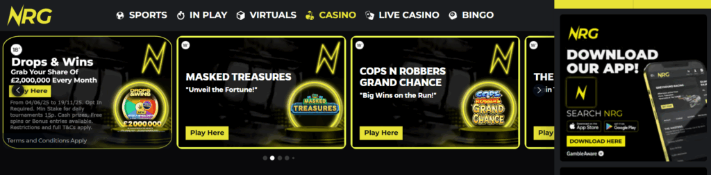 NRGBET Promotions