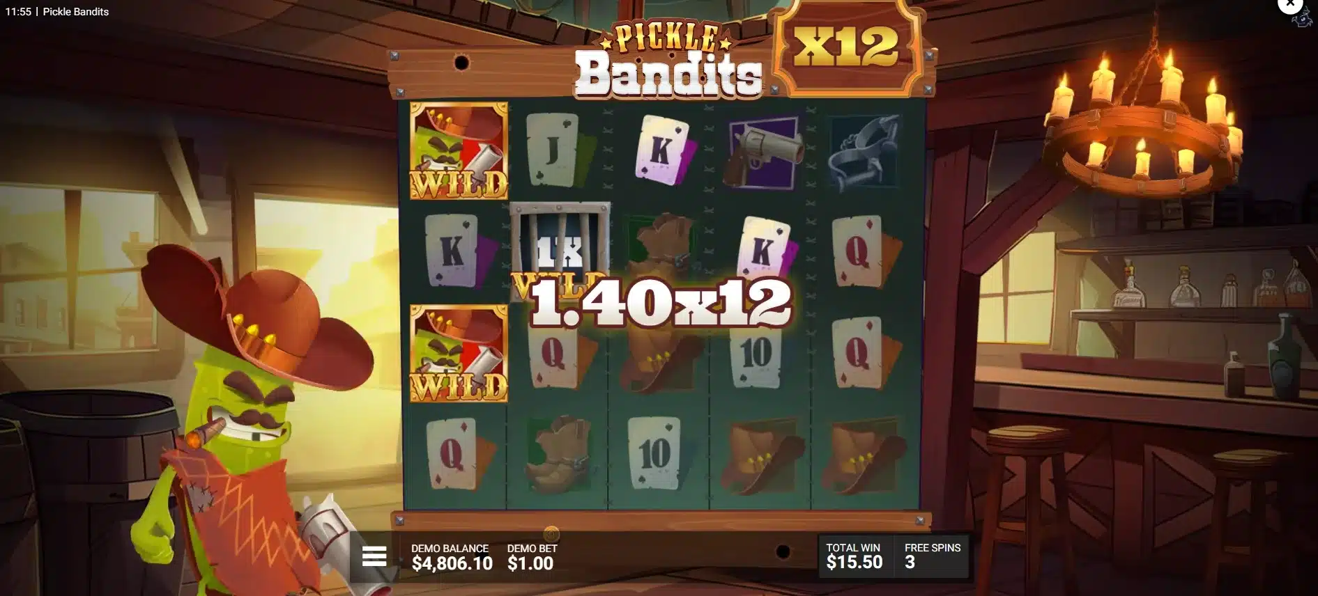 Pickle Bandits - Outlaw Free Spins