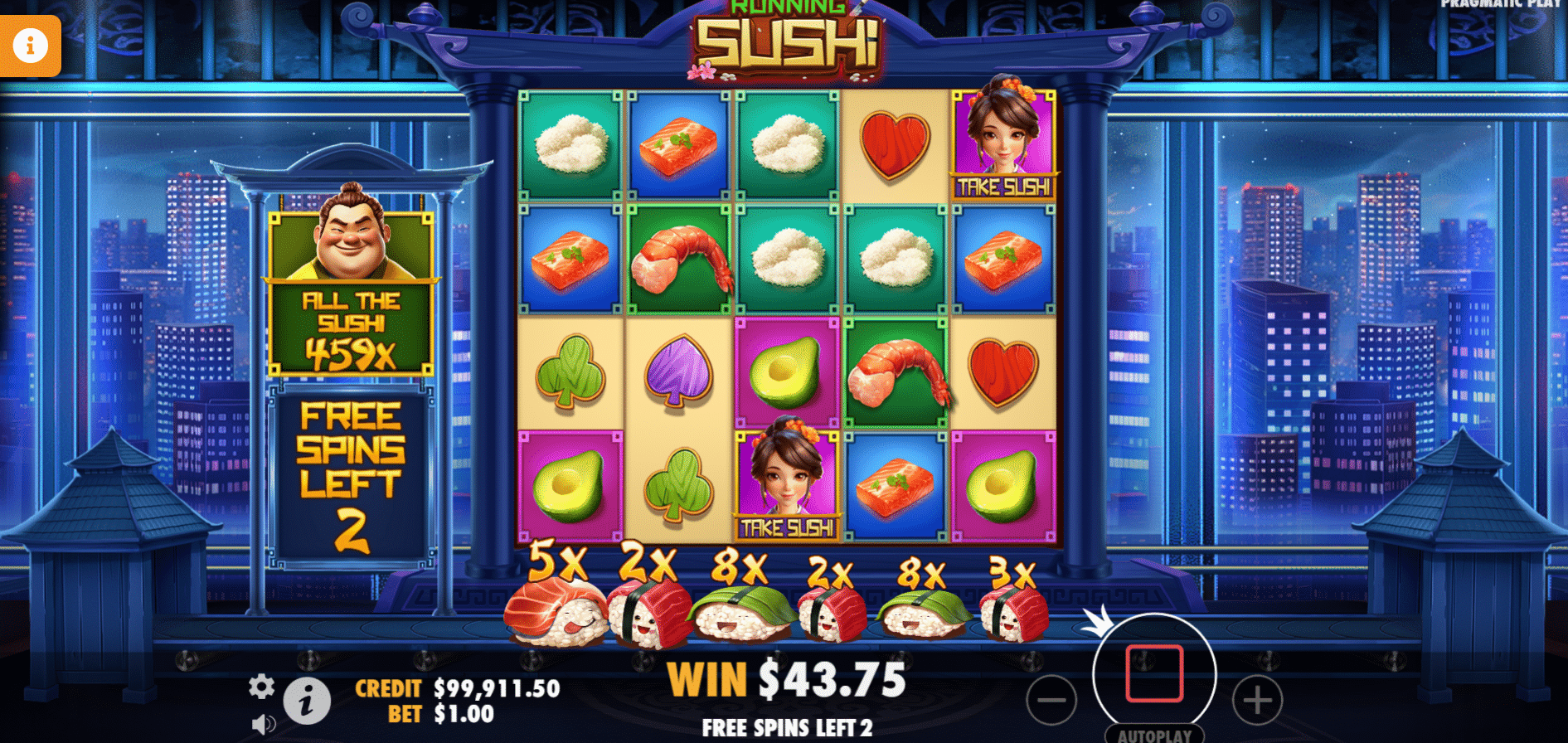 Running Sushi - Free Spins