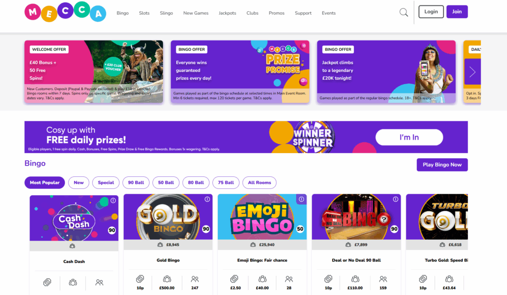 mecca bingo homepage