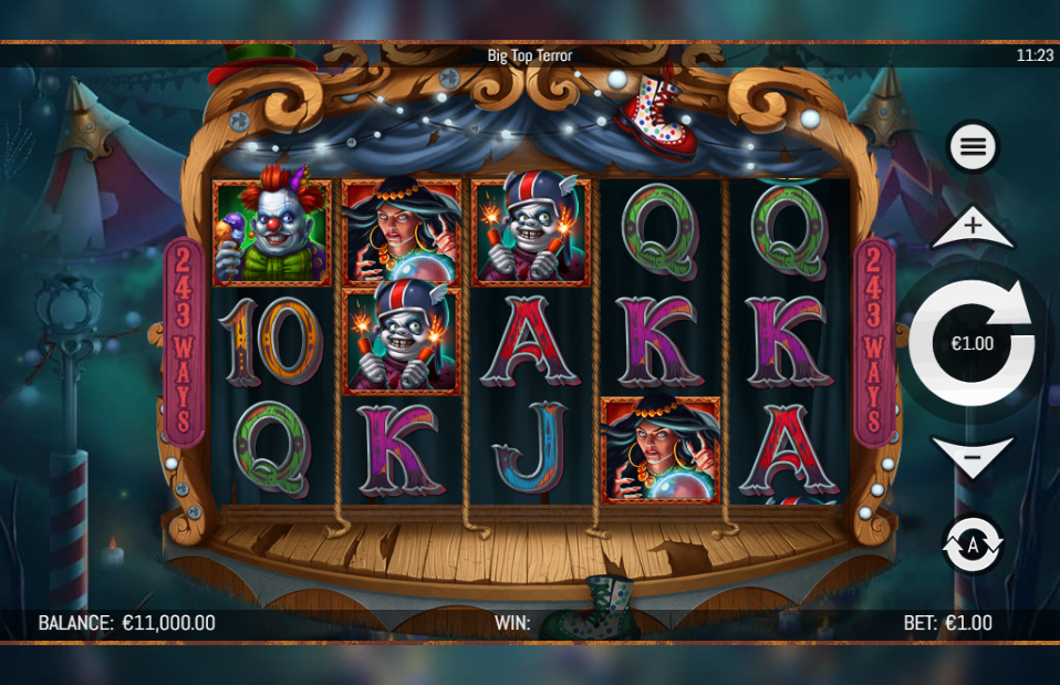 Big Top Terror Base Game