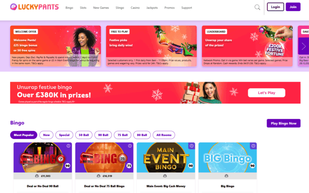 Lucky Pants Homepage