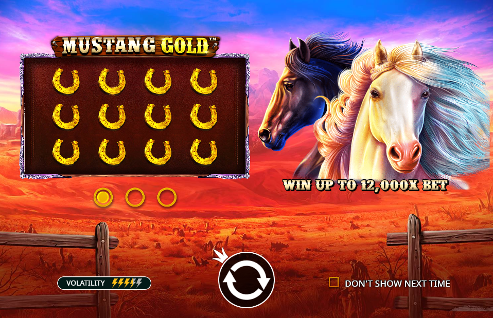 Mustang Gold Welcome Page