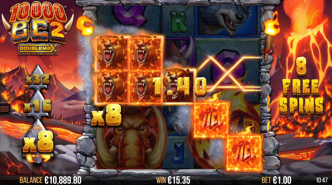 10,000 BC 2 DoubleMax - Free Spins