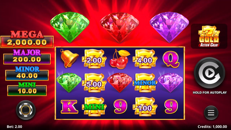 777 Gold Action Cash Base Game