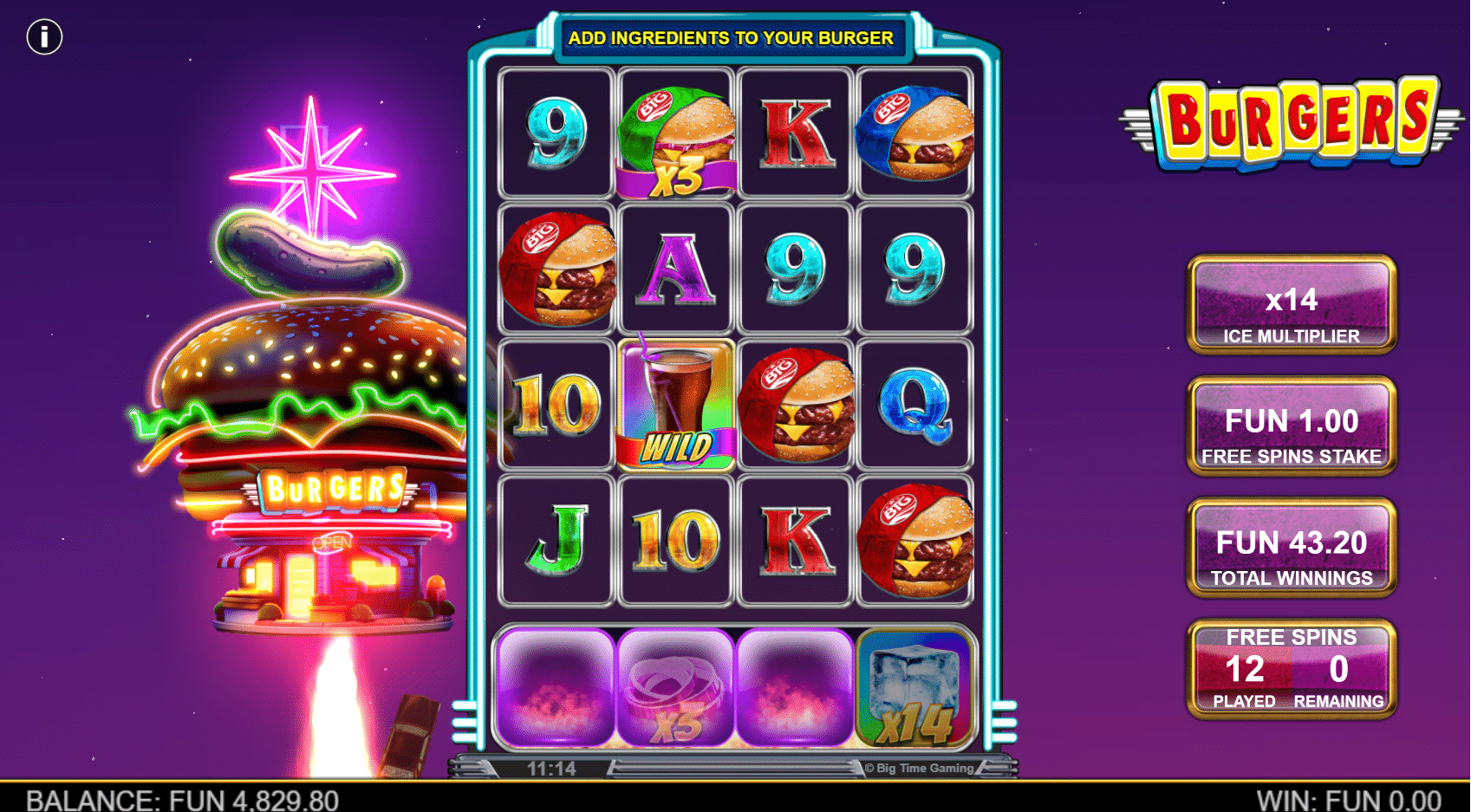 Burgers - Free Spins