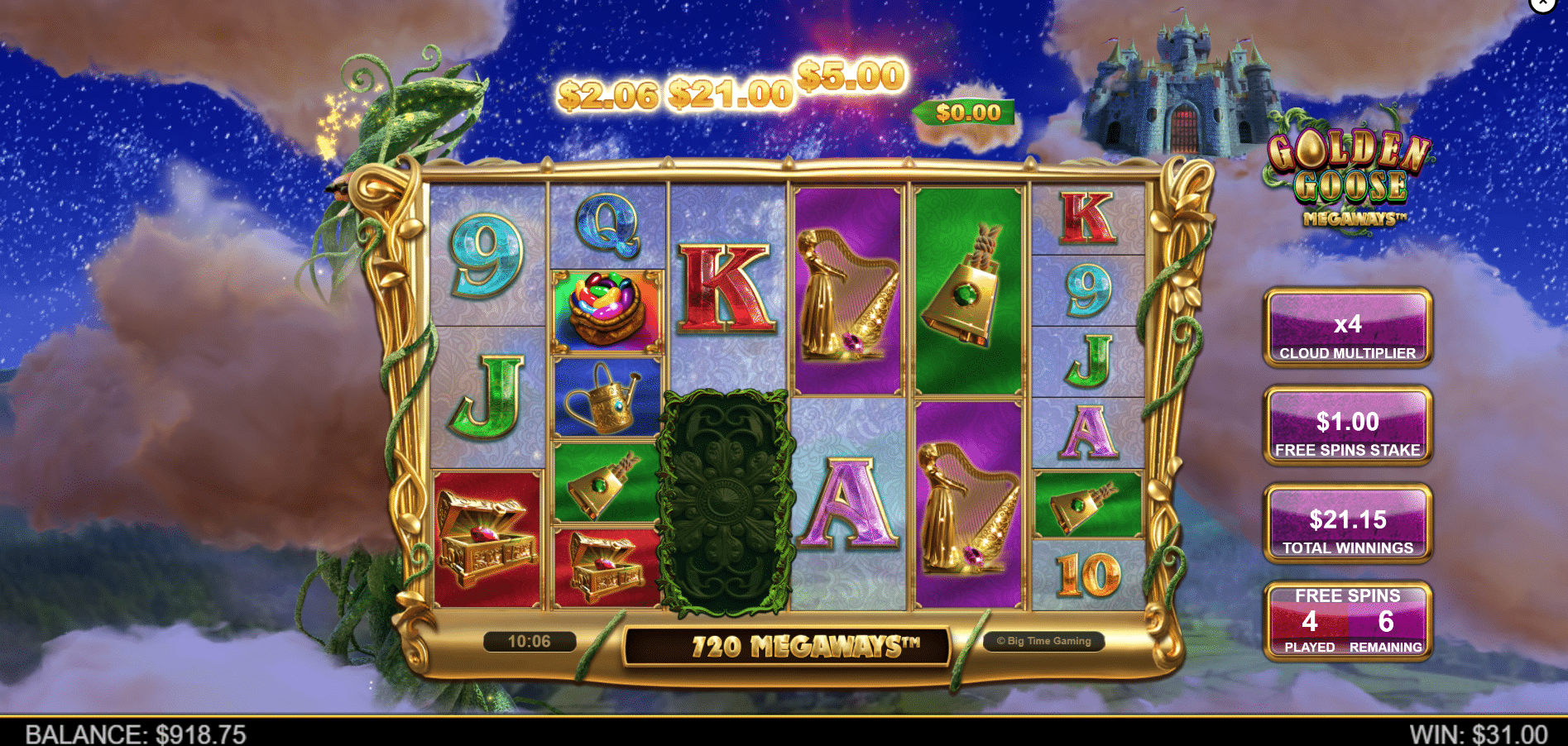 Golden Goose Megaways - Free Spins