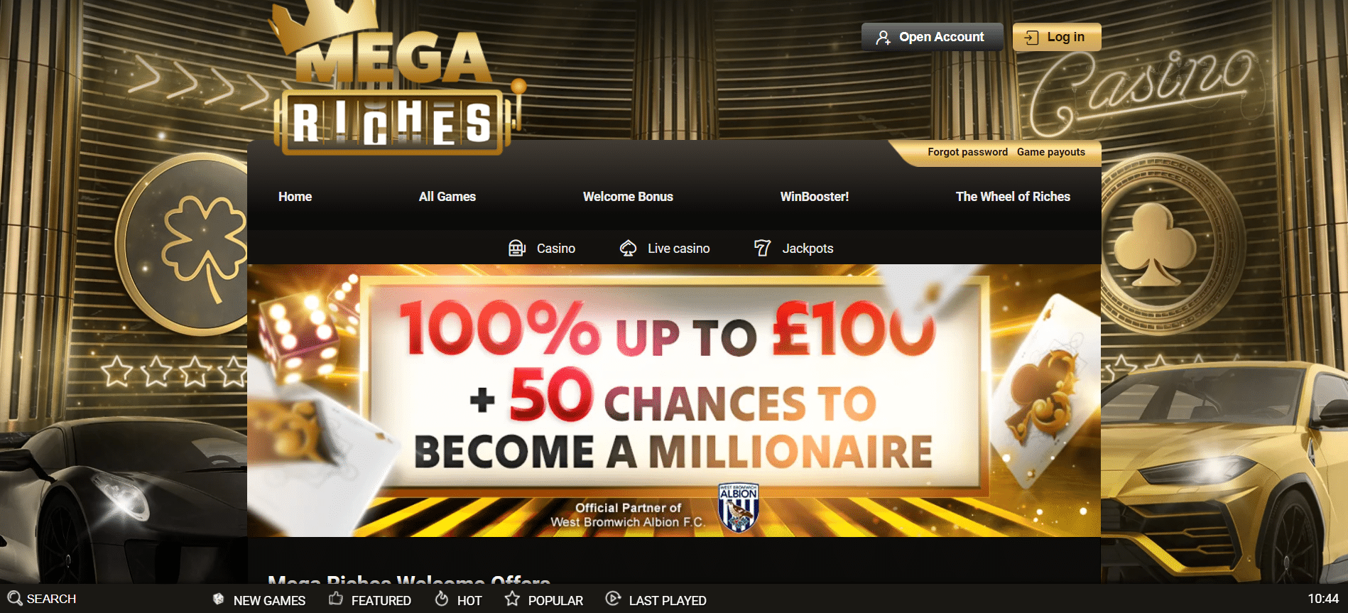 Mega Riches Casino Bonus