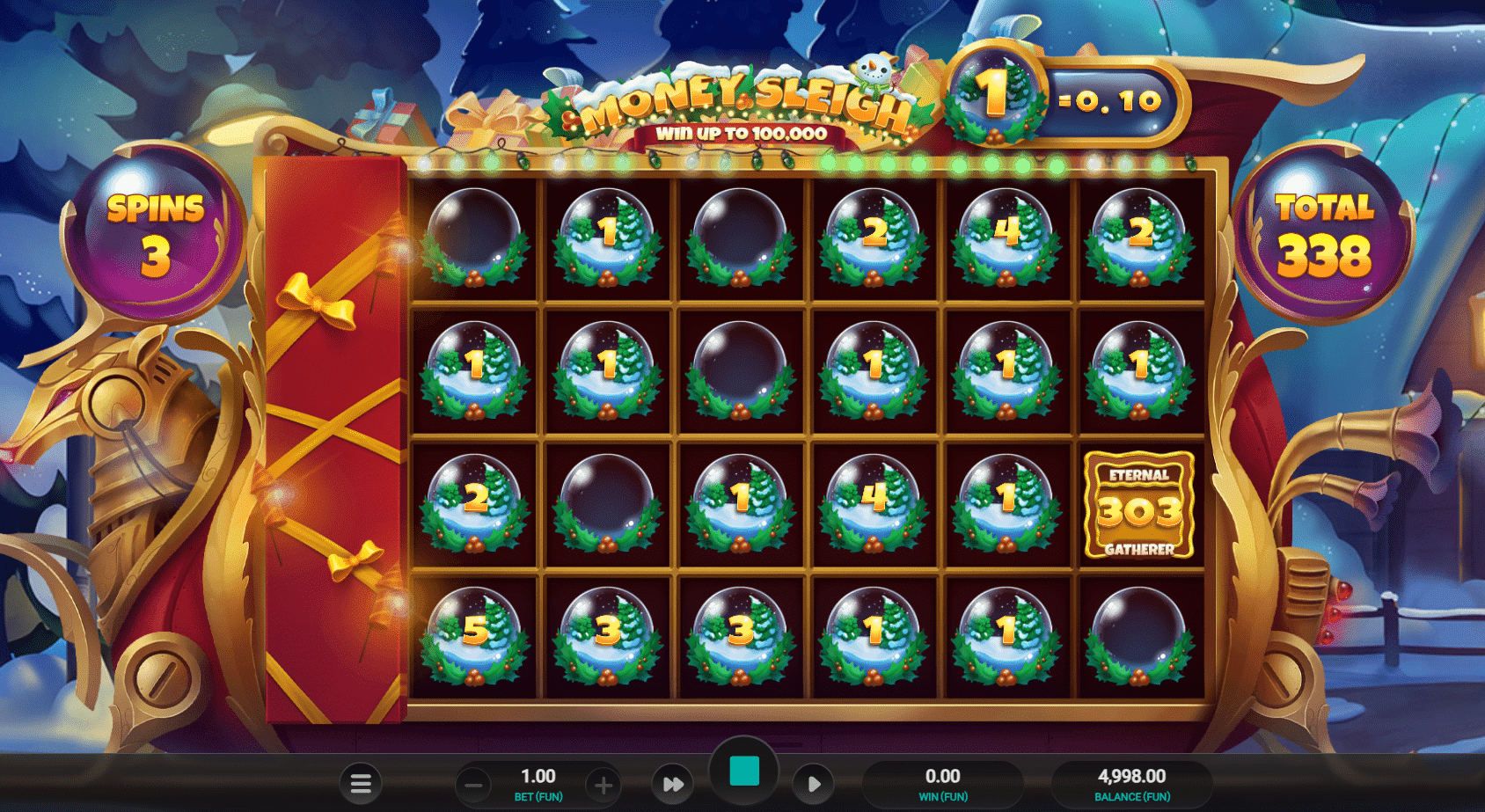 Money Sleigh - Respins Bonus