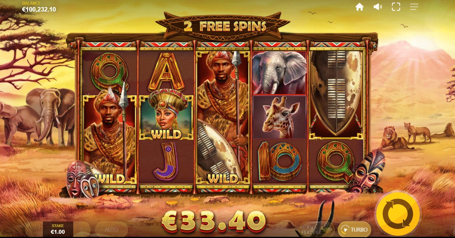 Savannah Pride - Free Spins