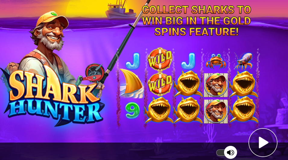 Shark Hunter Welcome Page