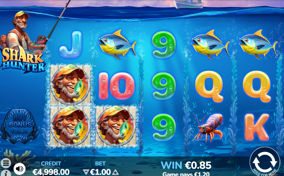 Shark Hunter Big Win