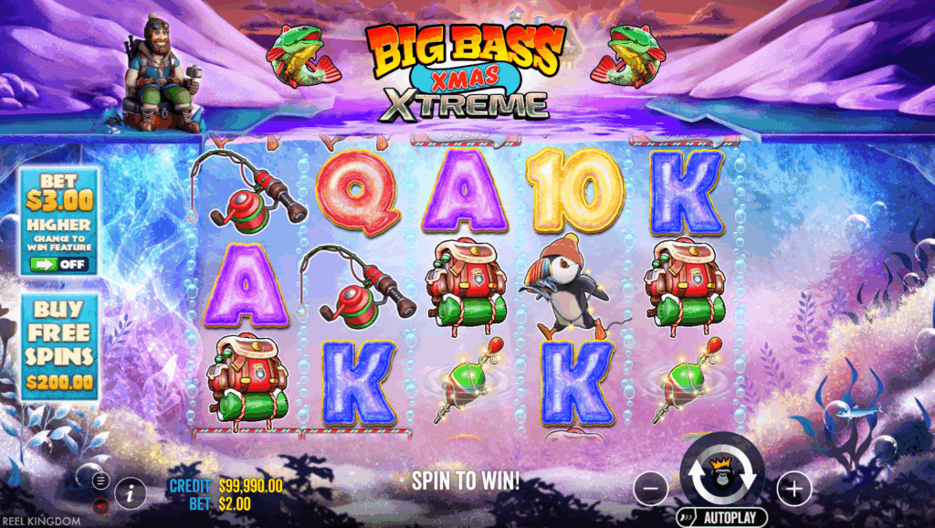 Big Bass Xmas Xtreme Base Game