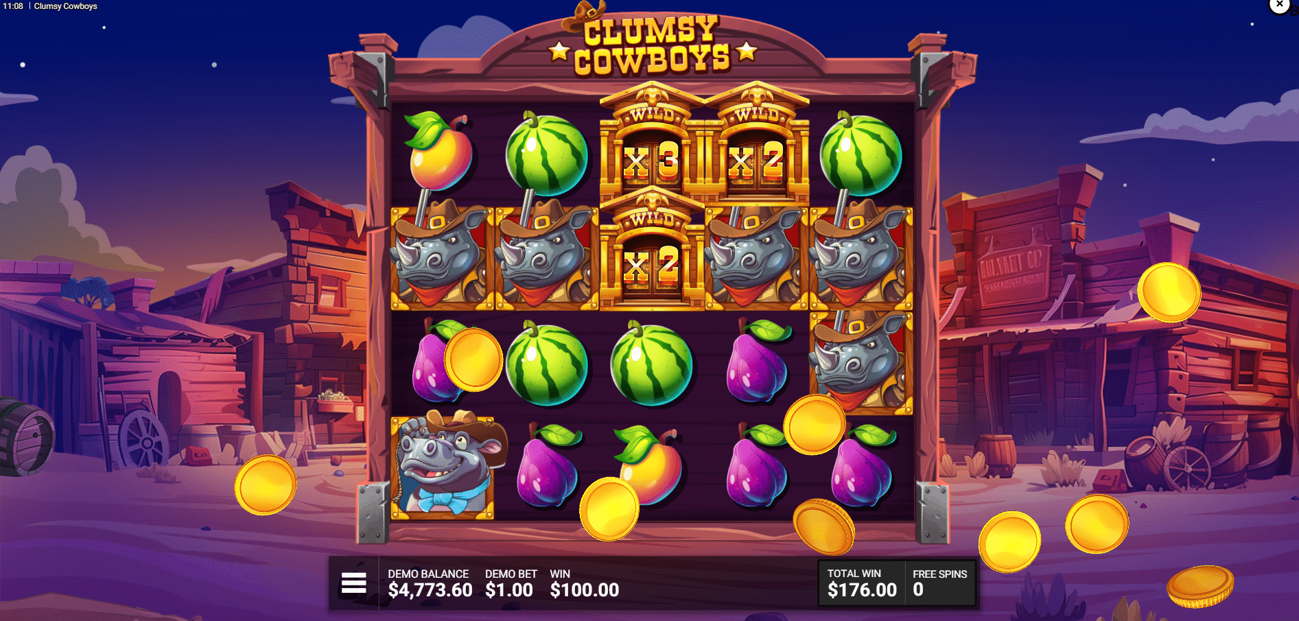 Clumsy Cowboys - Sheriff's Showdown Free Spins